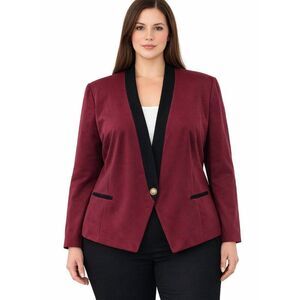 Koret Wool Blazer 22W Tuxedo Style Jacket Color NWT